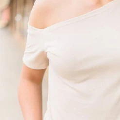 Iris & Rainbow Boutique #457 Tilt It Girl Cream New Arrivals