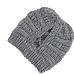 Iris & Rainbow Boutique #D106 Criss Cross CC Beanie New Arrivals