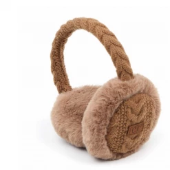 Iris & Rainbow Boutique New Arrivals #F37 Cable Knit Adjustable CC Earmuffs