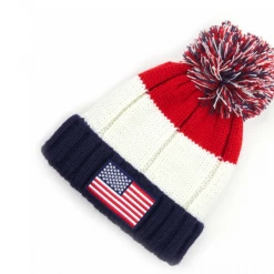 Iris & Rainbow Boutique New Arrivals #F38 Patriotic CC Beanie