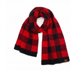 Iris & Rainbow Boutique #F39 Buffalo Plaid CC Scarves New Arrivals