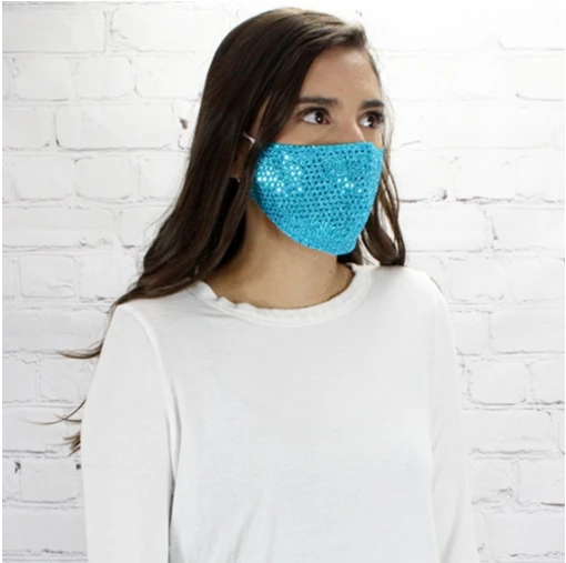 Iris & Rainbow Boutique New Arrivals #F60 Ready To Shine Glitter Masks