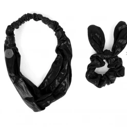 Iris & Rainbow Boutique New Arrivals #H55 Shimmer Headband And Scrunchie Set