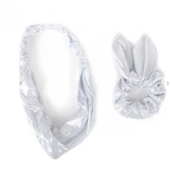 Iris & Rainbow Boutique New Arrivals #H55 Shimmer Headband And Scrunchie Set