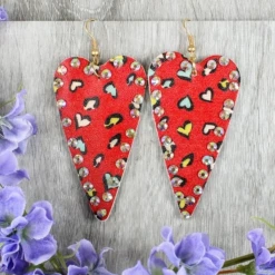 Iris & Rainbow Boutique #H605 Love Fiercely Earrings