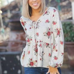 Boutique Simplified Secret Garden Hacci Peplum