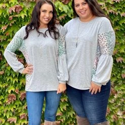Boutique Simplified Silver Lining Long Sleeve Top New Arrivals