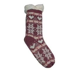 Boutique Simplified Snowflake Fleece Lined Socks New Arrivals