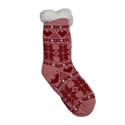 Boutique Simplified Snowflake Fleece Lined Socks New Arrivals