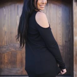 Boutique Simplified Tickled Pink Cold Shoulder New Arrivals