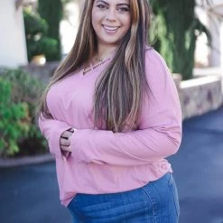 Boutique Simplified New Arrivals Total Sweetheart Long Sleeve Top