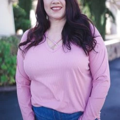 Boutique Simplified New Arrivals Total Sweetheart Long Sleeve Top