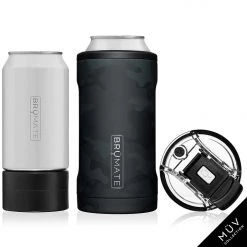 Iris & Rainbow Boutique New Arrivals #M695 HOPSULATOR TRÍO MÜV 3-IN-1 | MIDNIGHT CAMO (16OZ/12OZ CANS)
