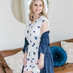 No Ship Drop Ship When The Stars Go Blue Romper