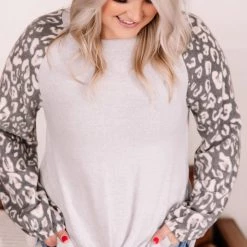 No Ship Drop Ship Tie Yourself In Leopard Knots Pullover 17 No Ship Drop Ship Tie Yourself In Leopard Knots Pullover