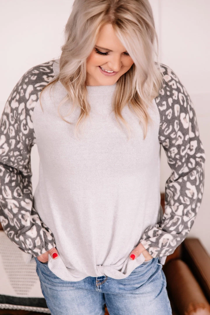 No Ship Drop Ship Tie Yourself In Leopard Knots Pullover 5 No Ship Drop Ship Tie Yourself In Leopard Knots Pullover