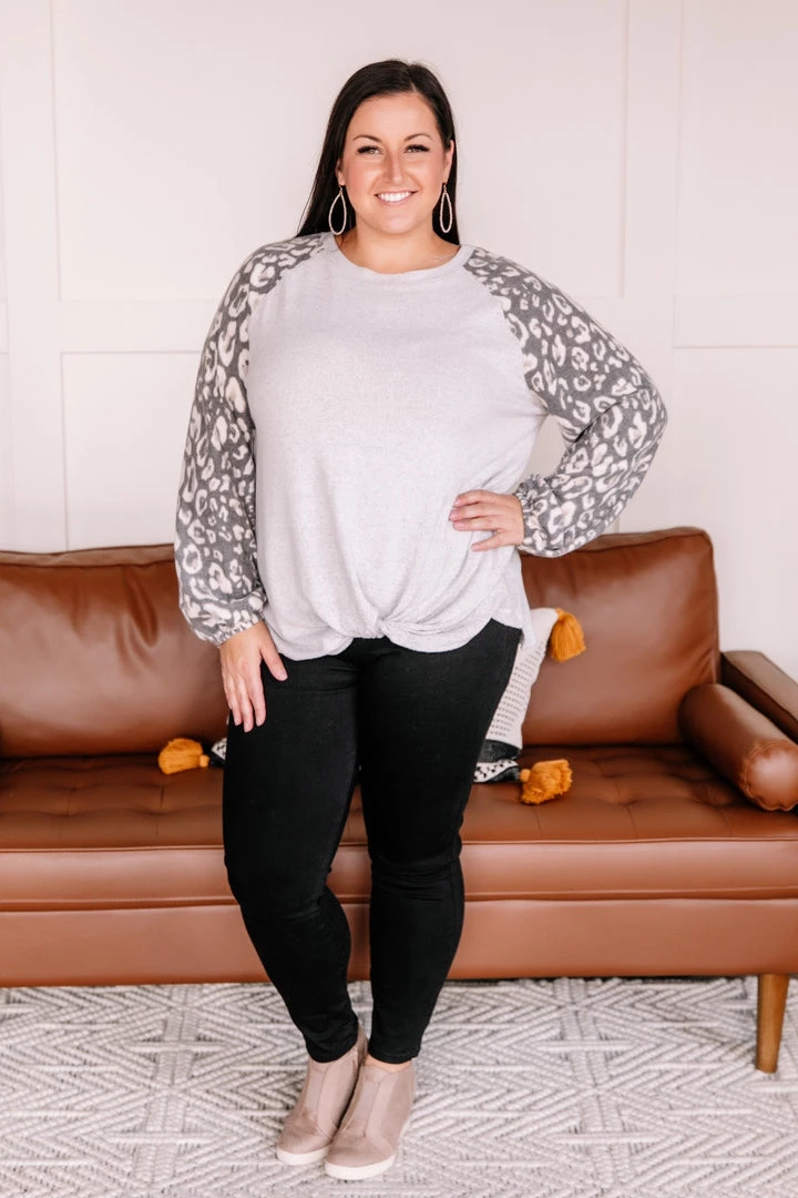 No Ship Drop Ship Tie Yourself In Leopard Knots Pullover 10 No Ship Drop Ship Tie Yourself In Leopard Knots Pullover