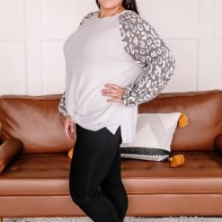 No Ship Drop Ship Tie Yourself In Leopard Knots Pullover 23 No Ship Drop Ship Tie Yourself In Leopard Knots Pullover