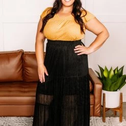 No Ship Drop Ship New Arrivals I Put A Spell On You Pleated Maxi Skirt