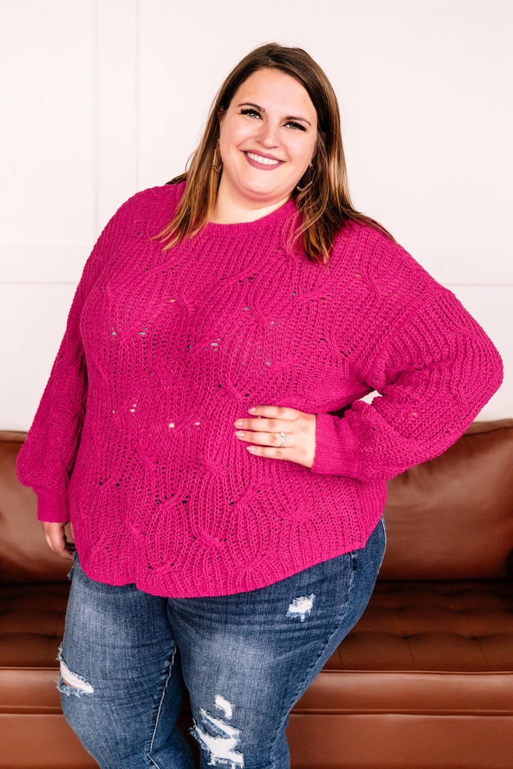 No Ship Drop Ship Pretty In Magenta Sweater New Arrivals 4 No Ship Drop Ship Pretty In Magenta Sweater New Arrivals