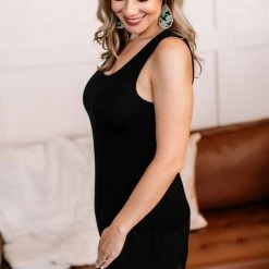 No Ship Drop Ship New Arrivals I've Got Layers Chiffon Sleeveless Top In Black