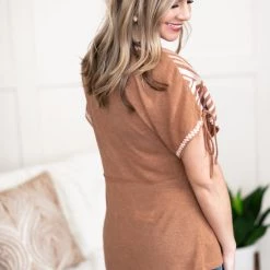 No Ship Drop Ship Keep Me In The Mix Top In Amber Glow