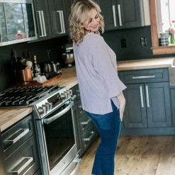 No Ship Drop Ship Sweetness And Light Top In Soft Lavender