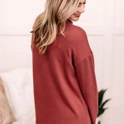 No Ship Drop Ship Raspberry Wine Fall Knit Sweater New Arrivals