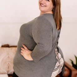 No Ship Drop Ship Don't Look Back Detail Top