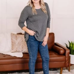 No Ship Drop Ship Don't Look Back Detail Top