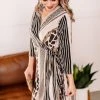 No Ship Drop Ship Hear Me Roar Mixed Animal Print Wrap Dress New Arrivals