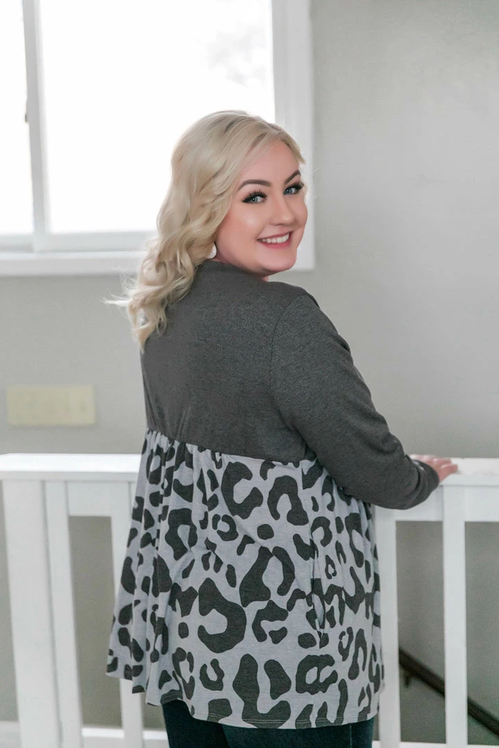 No Ship Drop Ship Tiered And True Leopard Top 4 No Ship Drop Ship Tiered And True Leopard Top