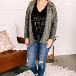 No Ship Drop Ship New Arrivals Stay With Me Feather Cardigan In Olive 22 No Ship Drop Ship New Arrivals Stay With Me Feather Cardigan In Olive