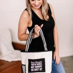 No Ship Drop Ship New Arrivals Dear Stomach Insulated Lunch Tote