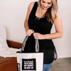 No Ship Drop Ship New Arrivals Dear Stomach Insulated Lunch Tote