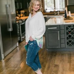 No Ship Drop Ship Aqua Blooms Top New Arrivals