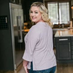 No Ship Drop Ship Sweetness And Light Top In Soft Lavender