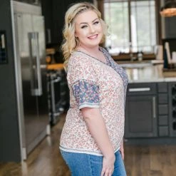 No Ship Drop Ship What's In A Name Floral Color Block Top New Arrivals