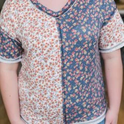 No Ship Drop Ship What's In A Name Floral Color Block Top New Arrivals