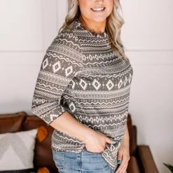 No Ship Drop Ship Read The Fine Print Aztec Top New Arrivals