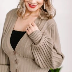 No Ship Drop Ship New Arrivals Turn Back Time Cardigan In Tavern