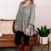 No Ship Drop Ship Join The Dots Tunic In Olive Green New Arrivals