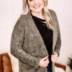 No Ship Drop Ship New Arrivals Stay With Me Feather Cardigan In Olive 18 No Ship Drop Ship New Arrivals Stay With Me Feather Cardigan In Olive