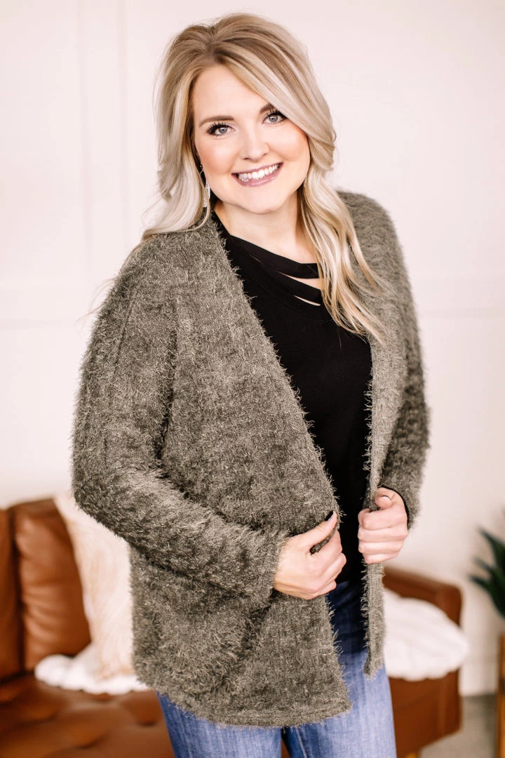 No Ship Drop Ship New Arrivals Stay With Me Feather Cardigan In Olive 6 No Ship Drop Ship New Arrivals Stay With Me Feather Cardigan In Olive