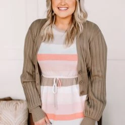 No Ship Drop Ship New Arrivals Turn Back Time Cardigan In Tavern