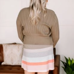 No Ship Drop Ship New Arrivals Turn Back Time Cardigan In Tavern