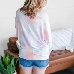 No Ship Drop Ship New Arrivals Northern Lights Dolman Sleeve Top