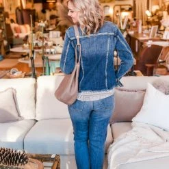 No Ship Drop Ship Best Friends For Life Denim Jacket