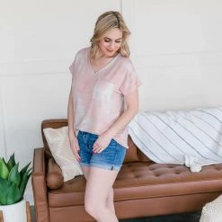 No Ship Drop Ship New Arrivals In The Pocket Blush Tie Dye