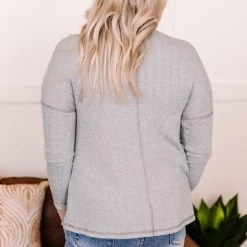 No Ship Drop Ship Face To Face Mock Neck Turtleneck In Granite